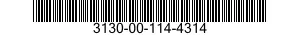 3130-00-114-4314  3130001144314 001144314