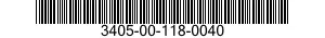 3405-00-118-0040  3405001180040 001180040