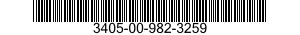 3405-00-982-3259  3405009823259 009823259