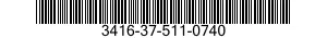 3416-37-511-0740 RACK ASSEMBLY,TRANS 3416375110740 375110740