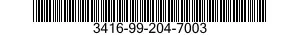 3416-99-204-7003  3416992047003 992047003