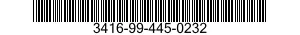 3416-99-445-0232  3416994450232 994450232