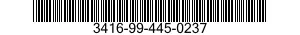 3416-99-445-0237  3416994450237 994450237