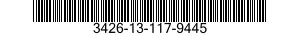 3426-13-117-9445 ANODE PLATE 3426131179445 131179445