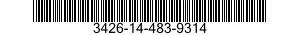 3426-14-483-9314 ANODE,PLATING 3426144839314 144839314