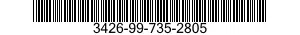 3426-99-735-2805 ANODE,PLATING 3426997352805 997352805