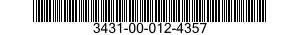 3431-00-012-4357  3431000124357 000124357