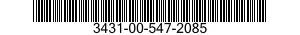 3431-00-547-2085  3431005472085 005472085