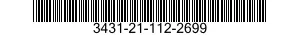 3431-21-112-2699  3431211122699 211122699