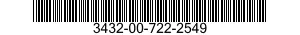 3432-00-722-2549  3432007222549 007222549