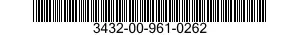 3432-00-961-0262 TENSION MECHANISM,T 3432009610262 009610262