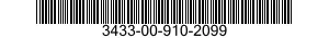 3433-00-910-2099  3433009102099 009102099