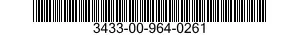 3433-00-964-0261 TIP,CUTTING TORCH 3433009640261 009640261