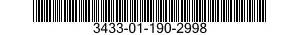 3433-01-190-2998 TIP,CUTTING TORCH 3433011902998 011902998