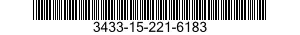 3433-15-221-6183 PUNTA TAGLIO 3433152216183 152216183