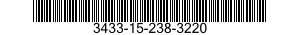 3433-15-238-3220 FUSE,HYDRAULIC SYSTEM 3433152383220 152383220