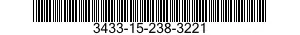 3433-15-238-3221 FUSE,HYDRAULIC SYSTEM 3433152383221 152383221