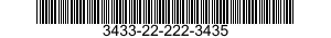 3433-22-222-3435 VALVE, BACK PRESSUR 3433222223435 222223435