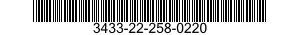 3433-22-258-0220 TIP,WELDING TORCH 3433222580220 222580220