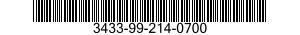 3433-99-214-0700 TIP,WELDING TORCH 3433992140700 992140700