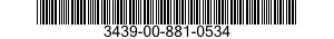 3439-00-881-0534 CARBON BLOCK,WELDING 3439008810534 008810534