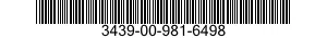 3439-00-981-6498  3439009816498 009816498