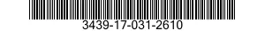 3439-17-031-2610 ELECTRODE,WELDING 3439170312610 170312610