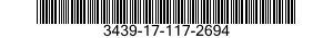 3439-17-117-2694 ELECTRODE,WELDING 3439171172694 171172694