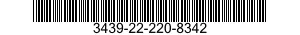3439-22-220-8342  3439222208342 222208342