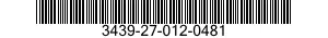 3439-27-012-0481 ELECTRODE,WELDING 3439270120481 270120481