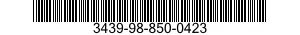 3439-98-850-0423 HEAT SINK,SOLDERING AID 3439988500423 988500423