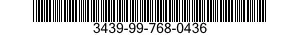 3439-99-768-0436  3439997680436 997680436