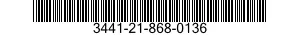 3441-21-868-0136  3441218680136 218680136