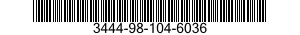 3444-98-104-6036  3444981046036 981046036