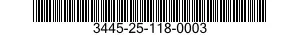 3445-25-118-0003  3445251180003 251180003