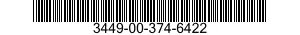 3449-00-374-6422 CLAMP,HOSE COUPLING 3449003746422 003746422
