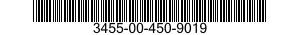 3455-00-450-9019 INSERT,CUTTER BIT 3455004509019 004509019