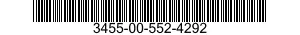 3455-00-552-4292 CUTTER BIT,TOOL HOLDER 3455005524292 005524292