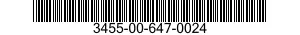 3455-00-647-0024  3455006470024 006470024