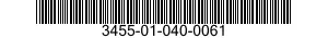 3455-01-040-0061 CUTTERBIT,TOOLHOLDER 3455010400061 010400061