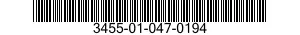 3455-01-047-0194 CUTTER BIT,TOOL HOLDER 3455010470194 010470194
