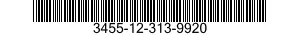 3455-12-313-9920 CUTTER,MILLING,INVOLUTE GEAR 3455123139920 123139920