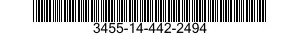 3455-14-442-2494 CUTTER,MILLING,SIDE 3455144422494 144422494