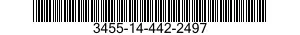 3455-14-442-2497 CUTTER,MILLING,SIDE 3455144422497 144422497