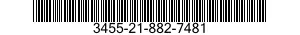 3455-21-882-7481 CUTTER BIT,TOOL HOLDER 3455218827481 218827481