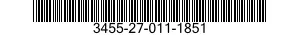 3455-27-011-1851 CUTTER,MILLING,END 3455270111851 270111851