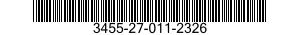 3455-27-011-2326 CUTTER,MILLING,SIDE 3455270112326 270112326