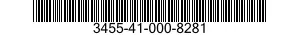 3455-41-000-8281 CUTTER BIT,TOOL HOLDER 3455410008281 410008281
