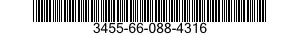 3455-66-088-4316 CUTTER,MILLING,SIDE 3455660884316 660884316