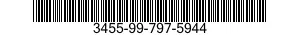 3455-99-797-5944 CUTTER BIT,TOOL HOLDER 3455997975944 997975944